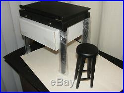 1/4 Scale Tyler Wentworth Drafting Table And Stool Set, New