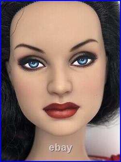 16 OOAK Tonner Doll Repaint Enhanced Make Up Endless Evening Kit Black Hair #u