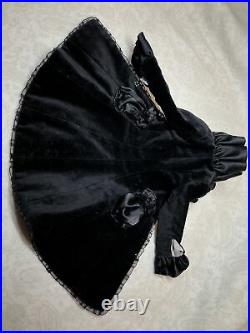 16 Tonner Ellowyne Wilde Chills Outfit Goth Black Coat Skirt Etc. No Shoes #U