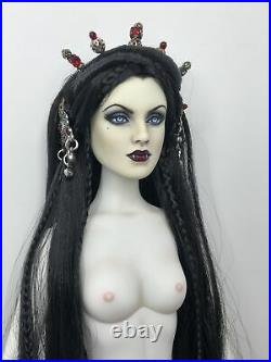 16 Tonner OOAK Vampire White Skin Sheba By HALO REPAINTS 2014 Fabulous Piece