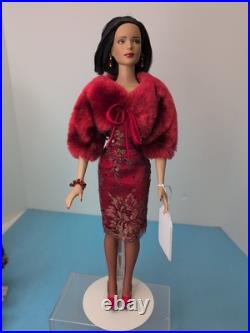16 Tonner Tyler Wentworth Doll 2005 Radical Red Elegant Red Fur Sequin Dress #A