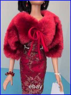 16 Tonner Tyler Wentworth Doll 2005 Radical Red Elegant Red Fur Sequin Dress #A