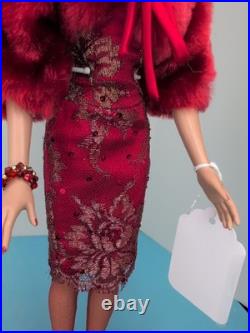 16 Tonner Tyler Wentworth Doll 2005 Radical Red Elegant Red Fur Sequin Dress #A