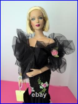 16 Tonner Tyler Wentworth Doll C'est Magnifique Beaded Black Gown Blonde #T