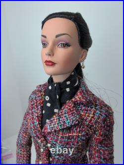 16 Tonner Tyler Wentworth Doll Sydney Chase Debut 1st Black Hair Tweed Suit #U