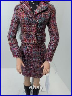16 Tonner Tyler Wentworth Doll Sydney Chase Debut 1st Black Hair Tweed Suit #U
