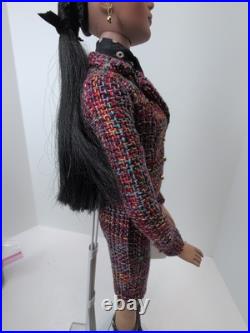 16 Tonner Tyler Wentworth Doll Sydney Chase Debut 1st Black Hair Tweed Suit #U