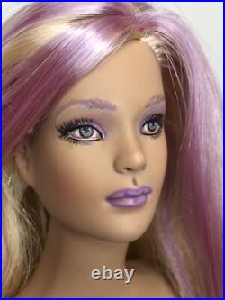 16 Tonner Tyler Wentworth OOAK Doll Repaint Custom Purple Reroot Unsigned #T 16 Tonner Tyler Wentworth OOAK Doll Repaint Custom Purple Reroot Unsigned #T