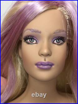 16 Tonner Tyler Wentworth OOAK Doll Repaint Custom Purple Reroot Unsigned #T 16 Tonner Tyler Wentworth OOAK Doll Repaint Custom Purple Reroot Unsigned #T
