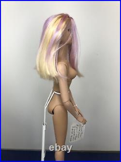 16 Tonner Tyler Wentworth OOAK Doll Repaint Custom Purple Reroot Unsigned #T 16 Tonner Tyler Wentworth OOAK Doll Repaint Custom Purple Reroot Unsigned #T