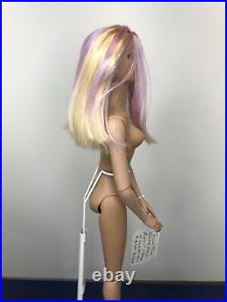 16 Tonner Tyler Wentworth OOAK Doll Repaint Custom Purple Reroot Unsigned #T