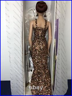 16 Tonner Tyler Wentworth Sydney Chase 24 KT Elegant Sequined Gold Gown MIB