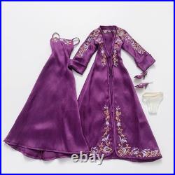 2004 Tonner Tyler Wentworth Bordeaux Peignoir 16 Fashion purple doll outfit