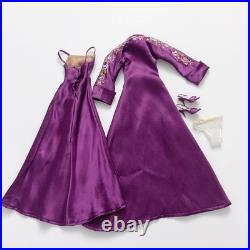 2004 Tonner Tyler Wentworth Bordeaux Peignoir 16 Fashion purple doll outfit