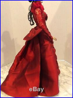 American Model VICTORIAN Great Eras In Fashion UFDC Centerpiece Red Outfit Only