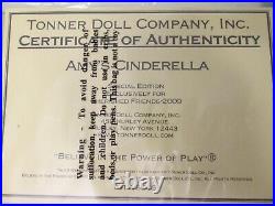 Amy's Cinderella Tonner Doll Cherished Friend 75 Made Ultra Basic Raven NRFB COA