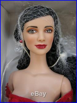 Charlotte Radiant In Ruby Dressed Doll, Replaced Earrings Beautiful Black Hair