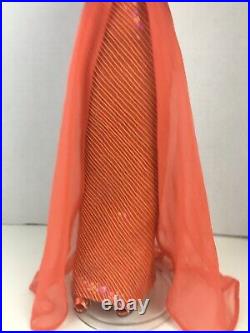 Citrine Dream Tyler. Stunning orange chiffon & sequin gown Tyler Sydney Tonner