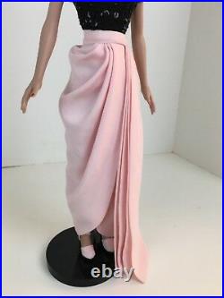 Collector item TDLM Fluer de Mal black & Pink 1940's gown dressed Sydney Tonner