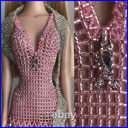 Custom Tyler Wentworth Raffle for the Cure in OOAK All-Bead Gown Julie Antonucci