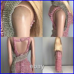 Custom Tyler Wentworth Raffle for the Cure in OOAK All-Bead Gown Julie Antonucci