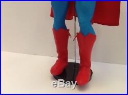 DC Comics Superman Tonner famous costume red zipper boots cape signature S curl