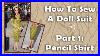 Doll Clothes Sewing Tutorial How To Sew A Doll Suit Part 1 Smartly So Clothing Sewing Pattern