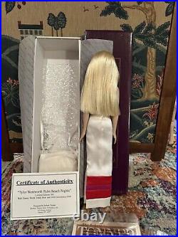 Doll/Robert Tonner/Signed/TYLER WENTWORTH PALM BEACH NIGHTS 16 DOLL LE500