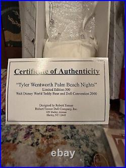 Doll/Robert Tonner/Signed/TYLER WENTWORTH PALM BEACH NIGHTS 16 DOLL LE500