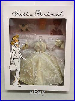 Fashion Boulevard Suddenly Spring yellow gown embroidered white sheer over NRFB