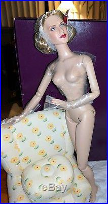 Htf TONNER White Christmas Rosemary Clooney Nude Doll & weekend retreat NIP