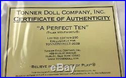 MIB Tonner A PERFECT TEN Tyler Wentworth 2009 Tonner Direct Exclusive LE200