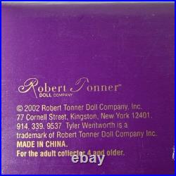 NEW IN BOX 16 Robert Tonner Tyler Wentworth Collection 2002 Signature BA Cognac