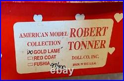 New 19 Redhead Tonner American Model Gold Lame 97/500 Fashion Doll NRFB