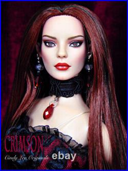OOAK Tonner Repaint DRESSED Marley Wentworth Doll Crimson by CINDY LEE ORIGINALS