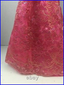 Petulant Pink Stella. Rose pink sequin gown Fully Dress Doll Sydney Tyler Tonner