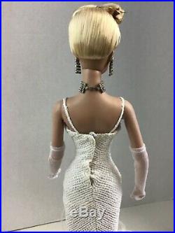 Platinum Panache Daphne white sequin gown hair Doll Sydney Tyler Tonner