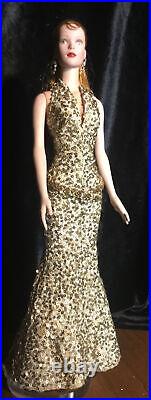 Precious Metal gold sequin gown fully dressed Tyler Wentworth 16
