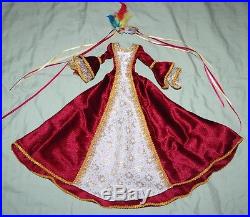 ROBERT TONNER DOLL 16 Tyler Sybarite OOAK MEDIEVAL Gown Dress Royal WithMask RARE