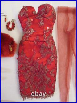 Radical Red Tonner Doll Outfit 2005 Tyler Wentworth Dress Jewelry Please Read