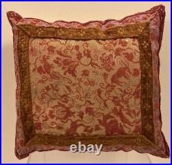 Rare Tyler Wentworth Bordeaux Boudoir Luxury Velvet Tapestry Doll Pillows Set 6