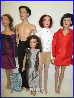 Robert Tonner Dolls, Lot Of 5, Matt, Velma, Tyler, Some Clothes, Nice Condition