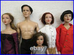 Robert Tonner Dolls, Lot Of 5, Matt, Velma, Tyler, Some Clothes, Nice Condition
