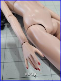 Robert Tonner Fashion Doll 2009, Rare Hand Painted Black Rooted Hair, Blue Eyes