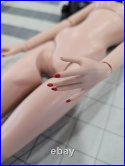 Robert Tonner Fashion Doll 2009, Rare Hand Painted Black Rooted Hair, Blue Eyes