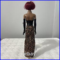 Robert Tonner Tyler Wentworth Esme Doll 16 Red Bob Leopard Outfit No Shoes RARE
