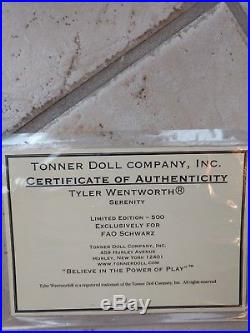 Serenity Tyler Wentworth Robert Tonner Doll FAO Schwartz Exclusive Mint 500 made