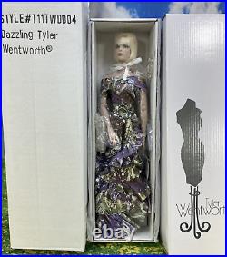 T11twdd04 Tonner Dazzling Tyler 16 B/w Doll Body Le300 Nrfb Glued On Wig