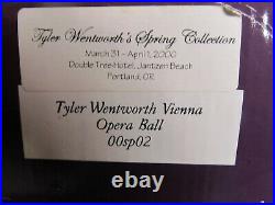 TONNER Tyler Wentworth Doll VIENNA OPERA BALL 2000 Portland OR Convention withBox