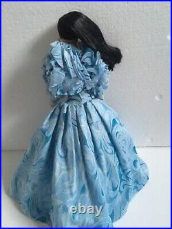 Tonner 16 vinyl DOLL in Blue Dress Unknown ASIAN Doll long Black Hair